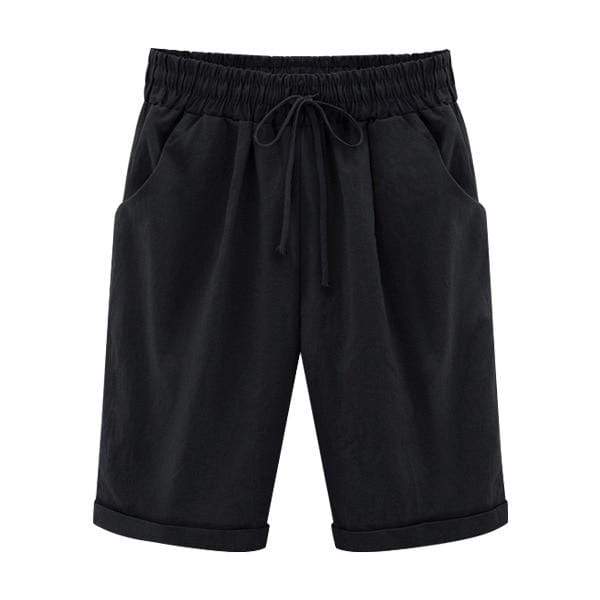 Casual Beach Shorts - Boho Style Shorts For Women