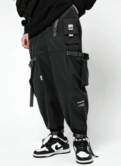 Niepce Inc Black Streetwear Men's Techwear Pants 