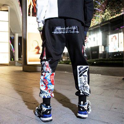 Hip Hop Joggers Mens Black Harem Pants Multi Pocket Ribbons Mens Sports  Pants Streetwear Cargo Pants Men Japanese Streetwear price in UAE  Amazon  UAE  kanbkam