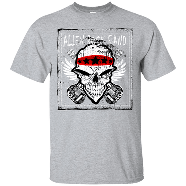 Helmet Band T Shirt Alien