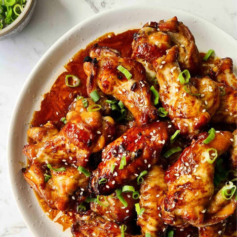 Asian Style Garlic Ginger Wings