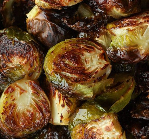 Grilled Brussels Sprouts with Balsamic Honey Glaze Recipe