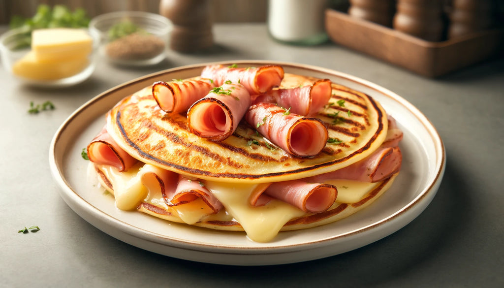 Ham and Cheese Crepes