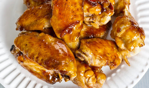 Spicy Beer Glazed Chicken Wings