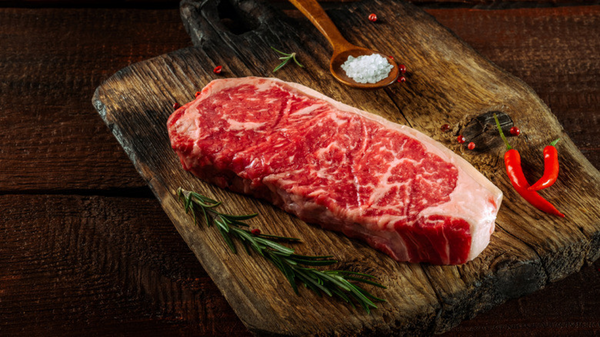 Get Big Apple vibes with a NY strip steak