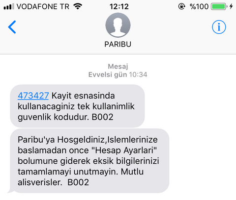 Bitcoin borsası sms