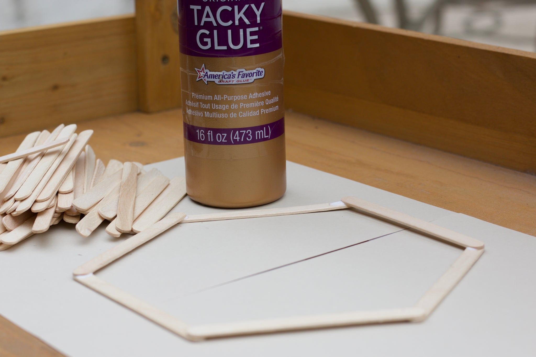 Popsicle Shelf Diy