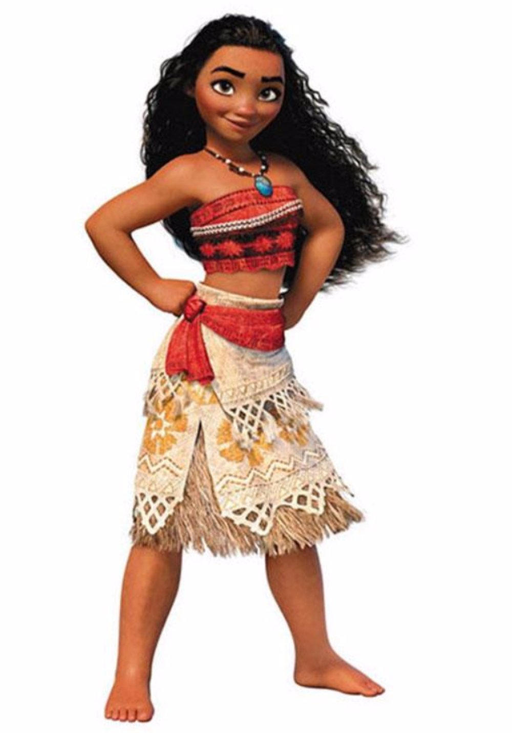 Princess Moana Costume With Necklace Child And Adult Sizes Simplicity Brands