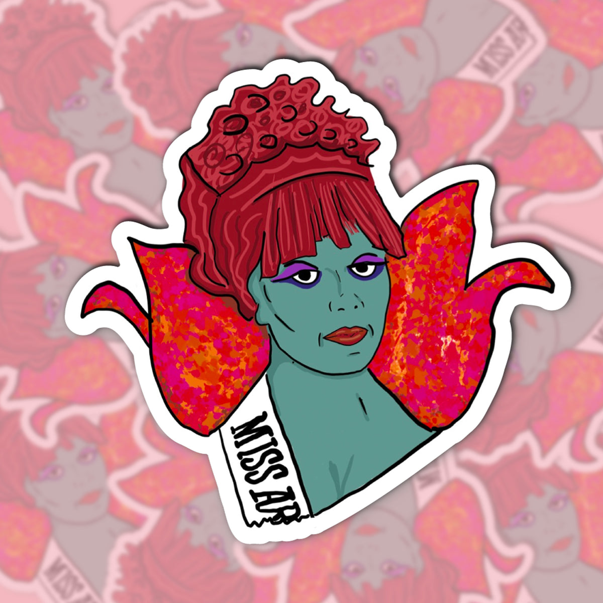 Beetlejuice - Miss. Argentina Sticker – BOBBYK Boutique