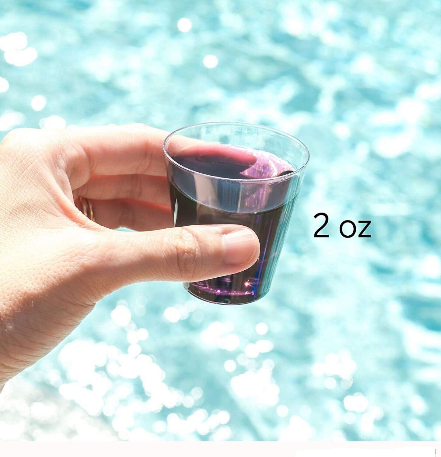 Clear Shot Glasses Plastic Disposable Cups