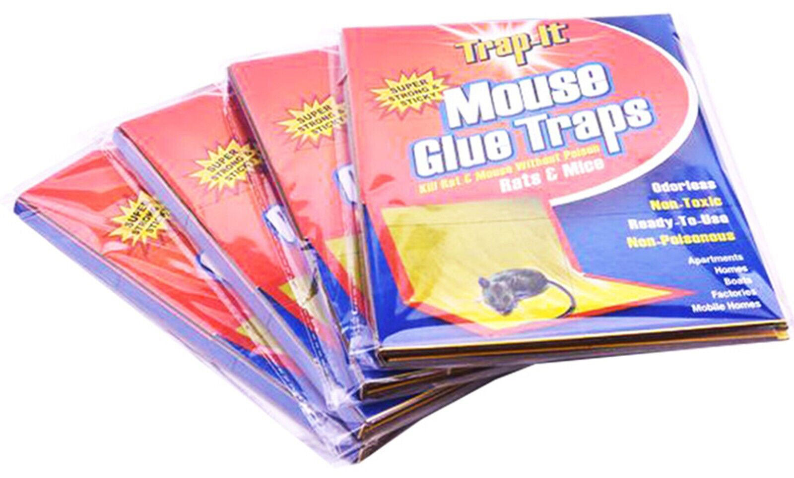 Mouse Glue Traps Humane Rat Mice Rodent Sticky Pad