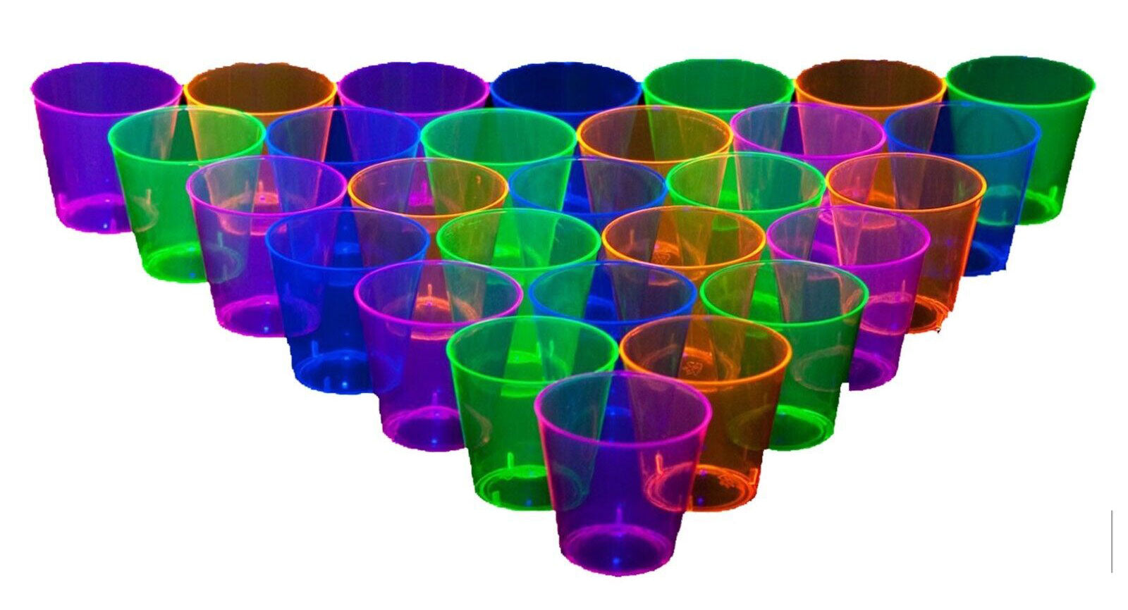 Neon Multicolor Party Shot Glasses