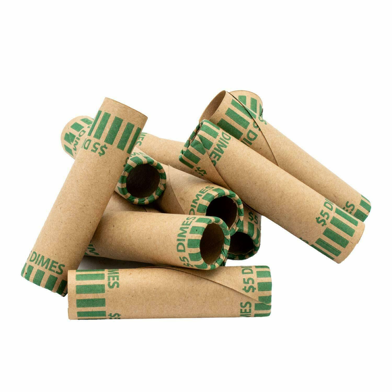 Dime COIN WRAPPERS TUBES