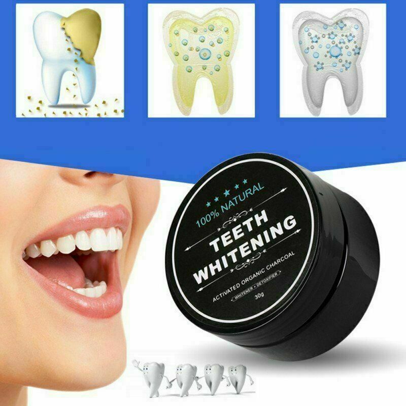 CHARCOAL TEETH WHITENING POWDER