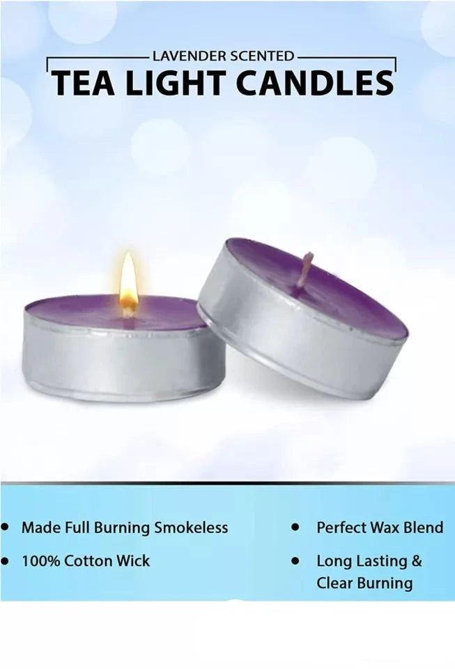 Lavender Tealight Candles