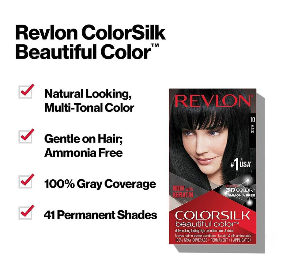 REVLON COLORSILK Permanent Hair Dye