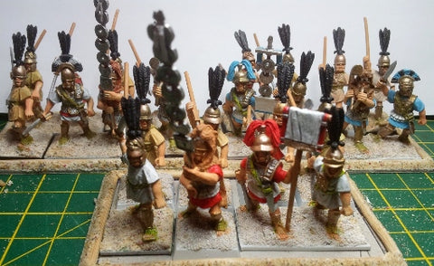 28mm painted aventine republican roman miniatures