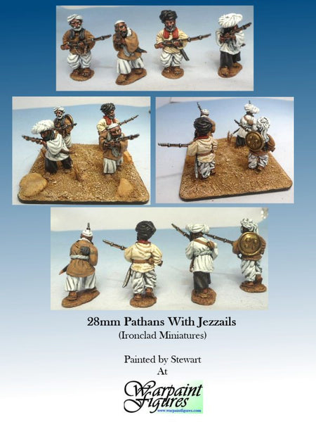 2nd Afghan War Pathans with Jezzails painted by Warpaint Figures