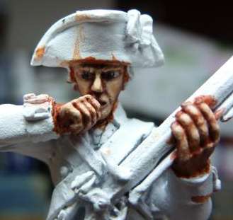 How to paint a 40mm AWI British Infantry figure