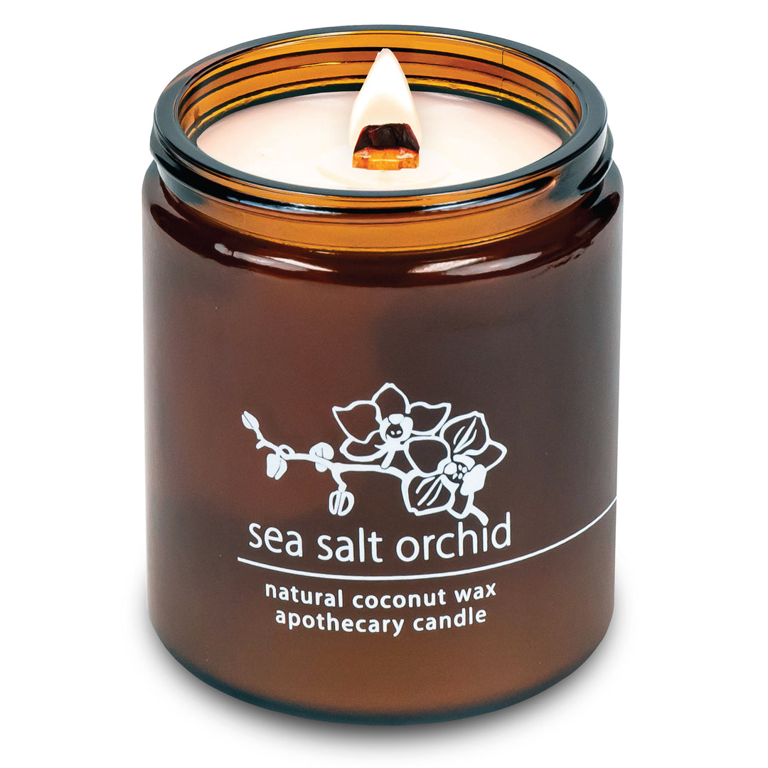 White Sandalwood and Smoke - Coconut and Soy Wood Wick Candle