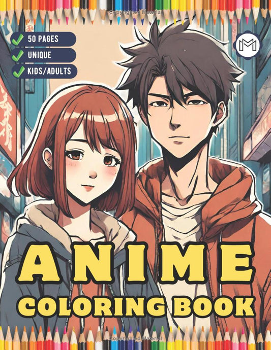 Comprar Anime Coloring Books for Teens: Anime Manga Coloring Book