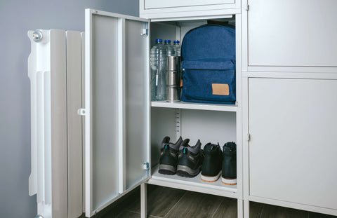 Emergency supplies shelf storage option