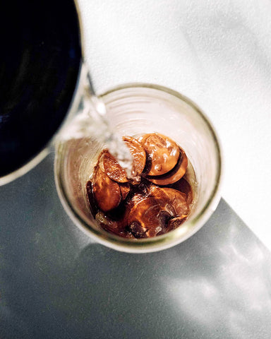 Ceremonial Cacao Discs In Glass