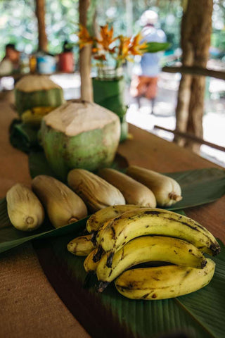 Organic Coconuts, Corn, Bananas, Plantain