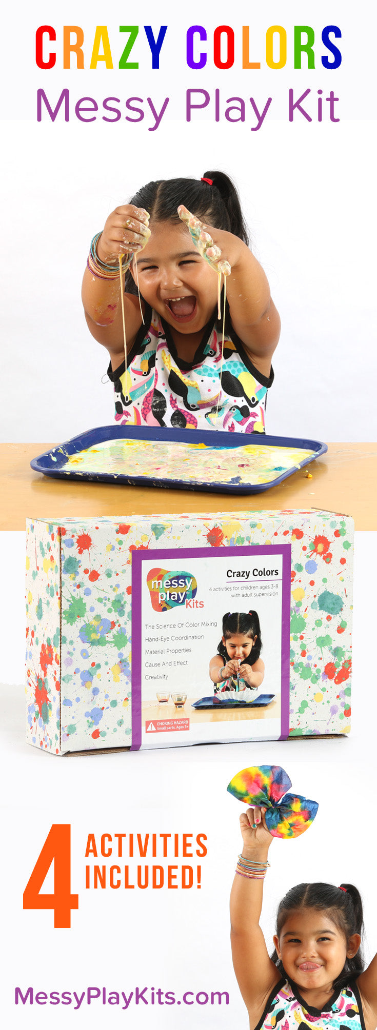 Crazy Colors Messy Play Kits