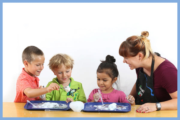 Messy play encourages scientific curiosity and learning preschool science concepts in children for a strong start in STEAM