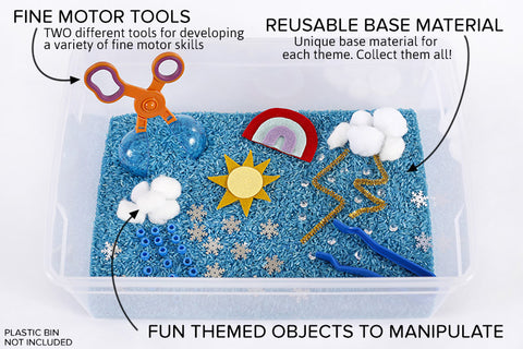 Sensory Bin: Winter Object Function