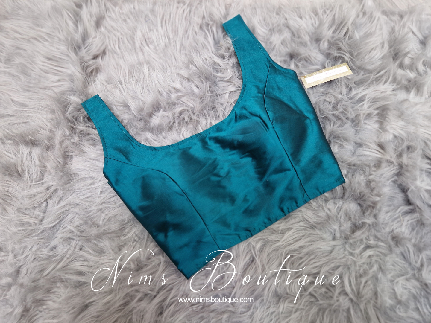 The NB Teal Silk Blouse (sizes 4-8)