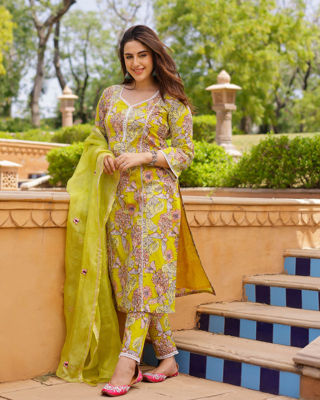Badami Faux Georgette With Embroidery Sequence Work Salwar Palazzo Suit -  JATRIQQ - 4298690