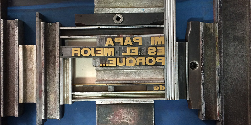 COSAS QUE HAY QUE SABER DEL LETTERPRESS - Tipo Móvil