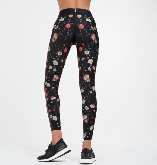 ULTRACOR Floral Botanica Nero Leggings High Rise Running Athleisure Yoga  Pants S