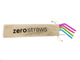 Set Popotes de Silicon Reusables Zero Straws