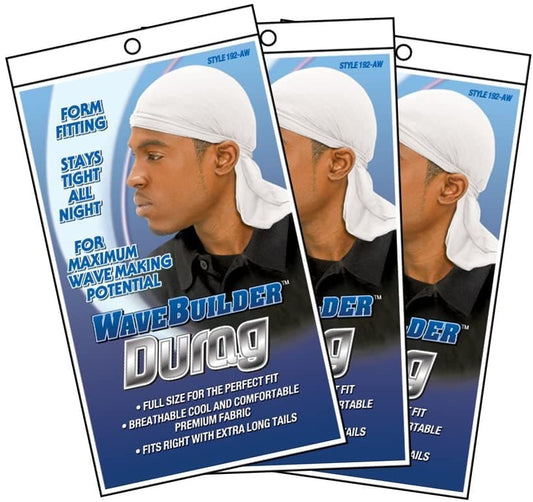 Silky Satin Durag Men's Cap Hat Doo Rag Biker Smooth Head Wrap