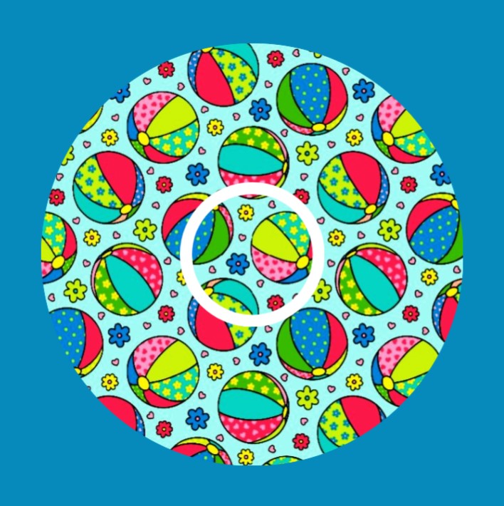BEACH BALL PATTERN - LIBRE 2 OVERLAY