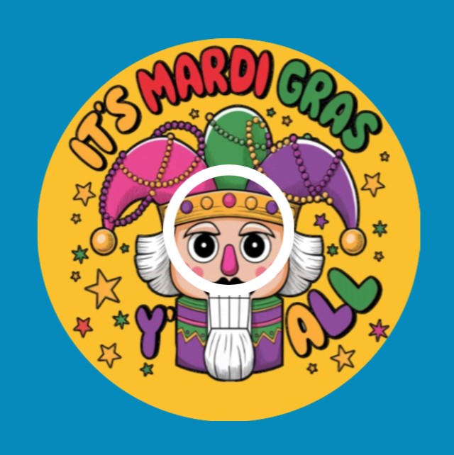 MARDI GRAS NUTCRAKER KING PARTY TIME - LIBRE 2 OVERLAY