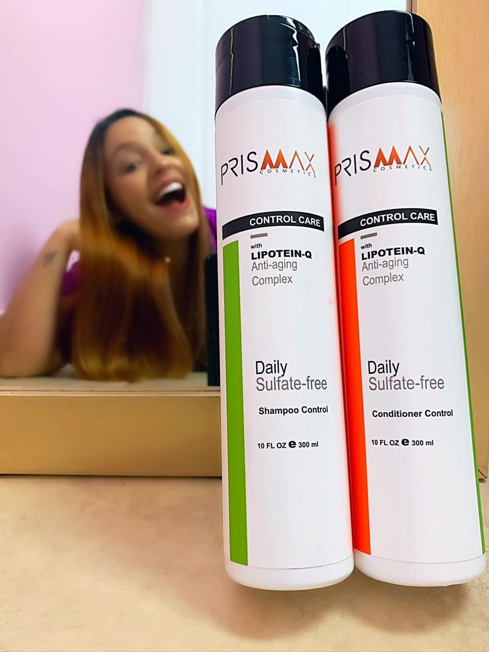 Prismax Sulfate-Free Shampoo and Conditioner 10oz with Lipotein-Q