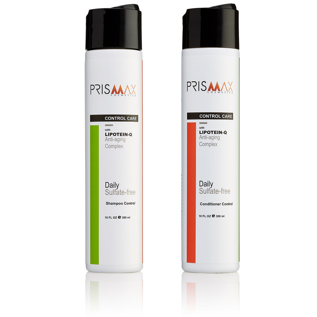 Prismax Sulfate-Free Shampoo and Conditioner 10oz with Lipotein-Q