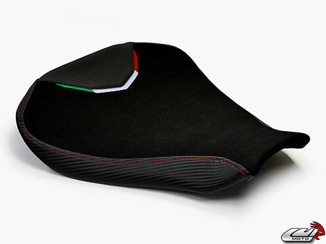 LuiMoto Team Italia Leather Rider Seat Cover '09-'20 Aprilia RSV4 