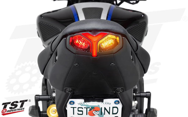 TST Mech-GTR Front LED Turn Signals '21- Yamaha MT-07/MT-03/MT-09