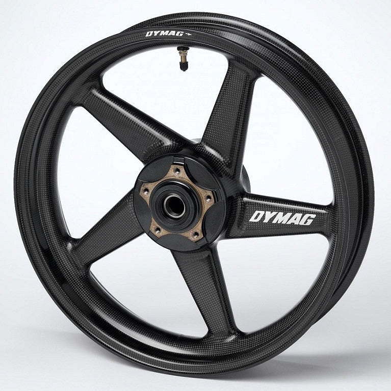 DYMAG Carbon Fiber Race Ultra Lightweight CA5 5 Spoke Motorcycle Wheels (Set) | Motostarz.com