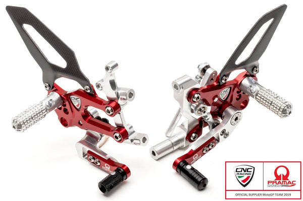 CNC Racing Pramac Limited Edition Rearsets Ducati Streetfighter V4