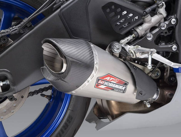 Yoshimura Street AT2 Stainless Slip-On Exhaust '17-'23 Kawasaki 