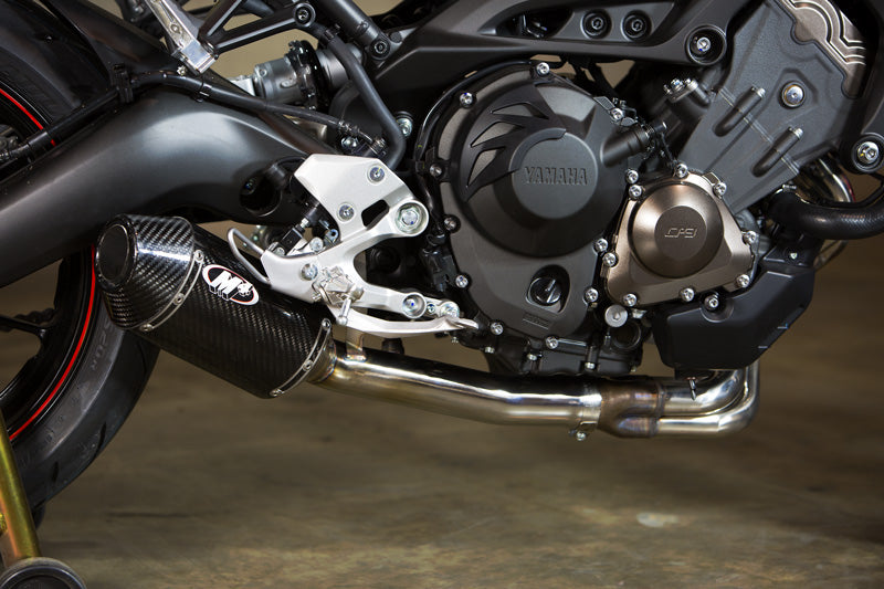 M4 Carbon Fiber SlipOn Exhaust System For Yamaha MT09 / FZ09