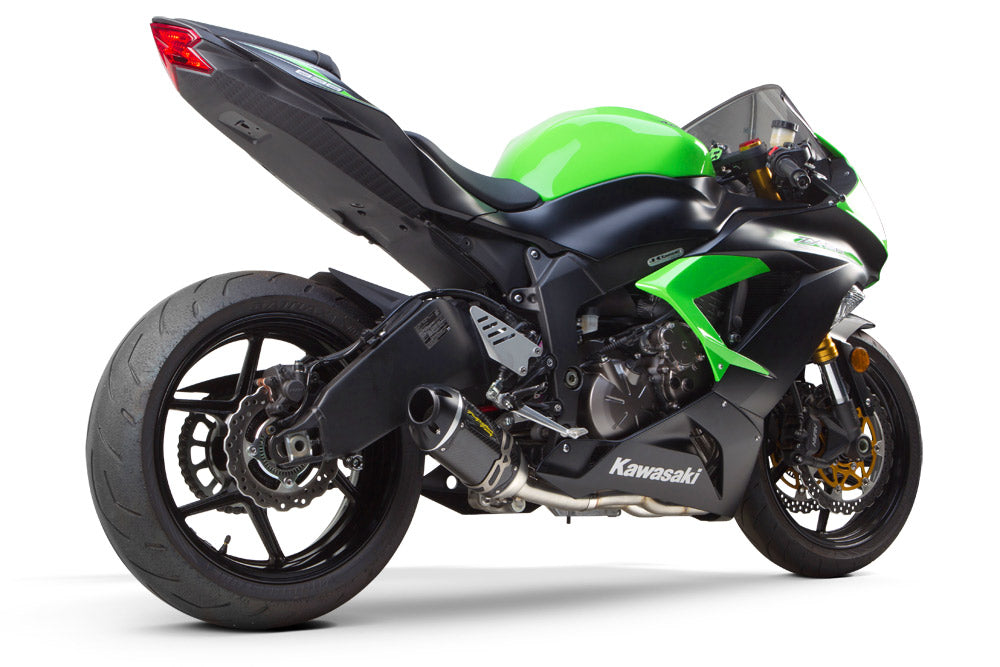 ゆったり柔らか ZX-6RR 09-22 S1R カーボン スリップオンマフラー Two