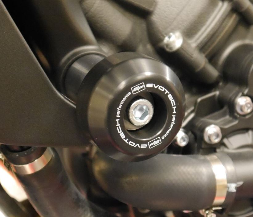 Evotech Performance Frame Sliders Crash Bobbins 2017 Yamaha Fz 09 Mt 09 At Motostarz Com Motostarz Usa