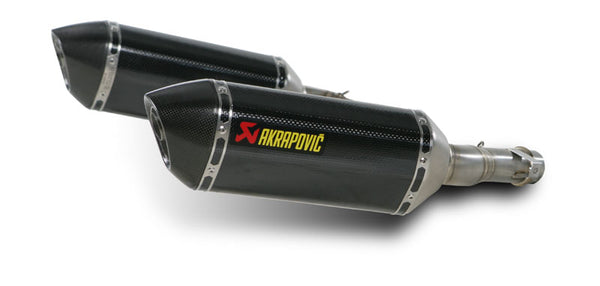 AKRAPOVIC Auspuff / SLIP-ON LINE Titan KAWASAKI VERSYS 650 2007 - 2014